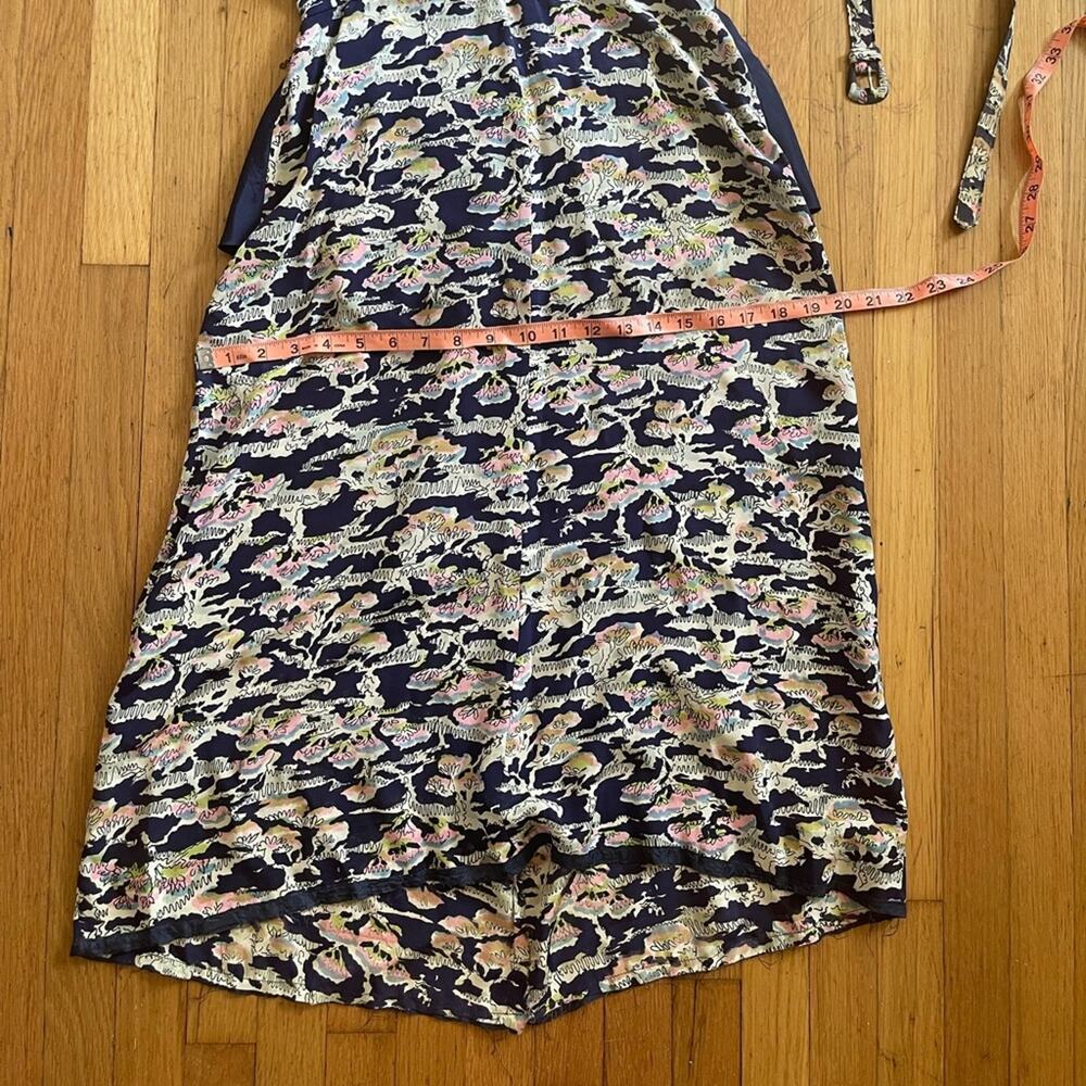 40s Vintage Novelty Print Peplum Dress - Picture 12 of 13